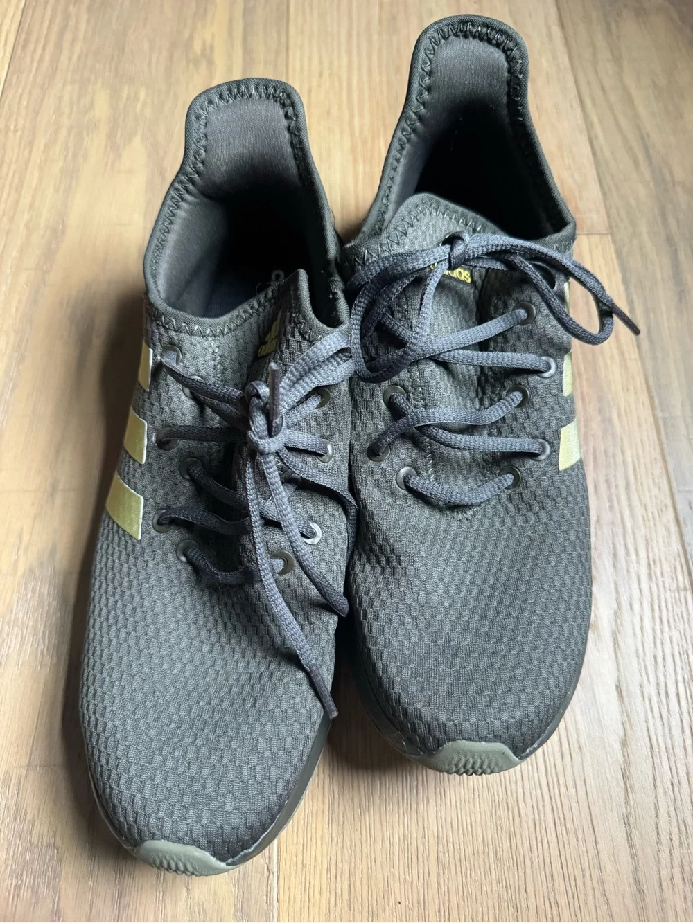 Adidas Cloudfoam Pure SPW Shadow Olive Gold Women’s 10 IG7375
